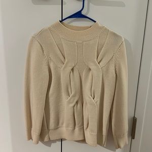 COS white sweater